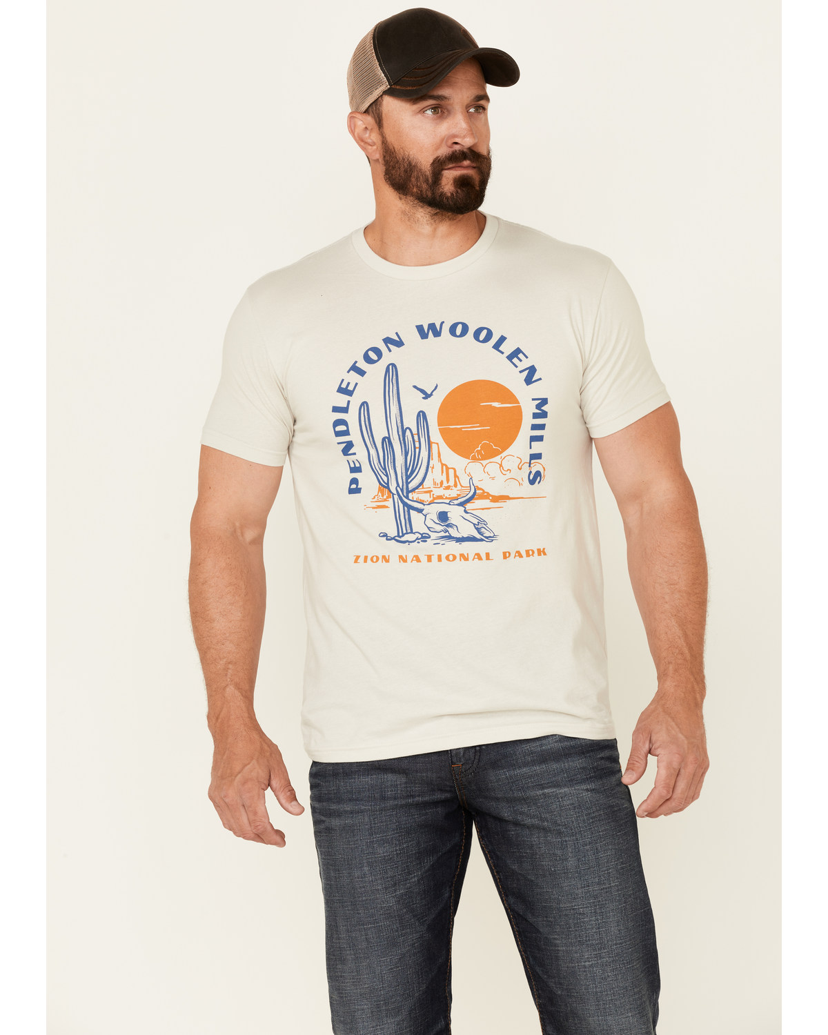 Pendleton Men's Heritage Zion National Park Graphic Short Sleeve T-Shirt