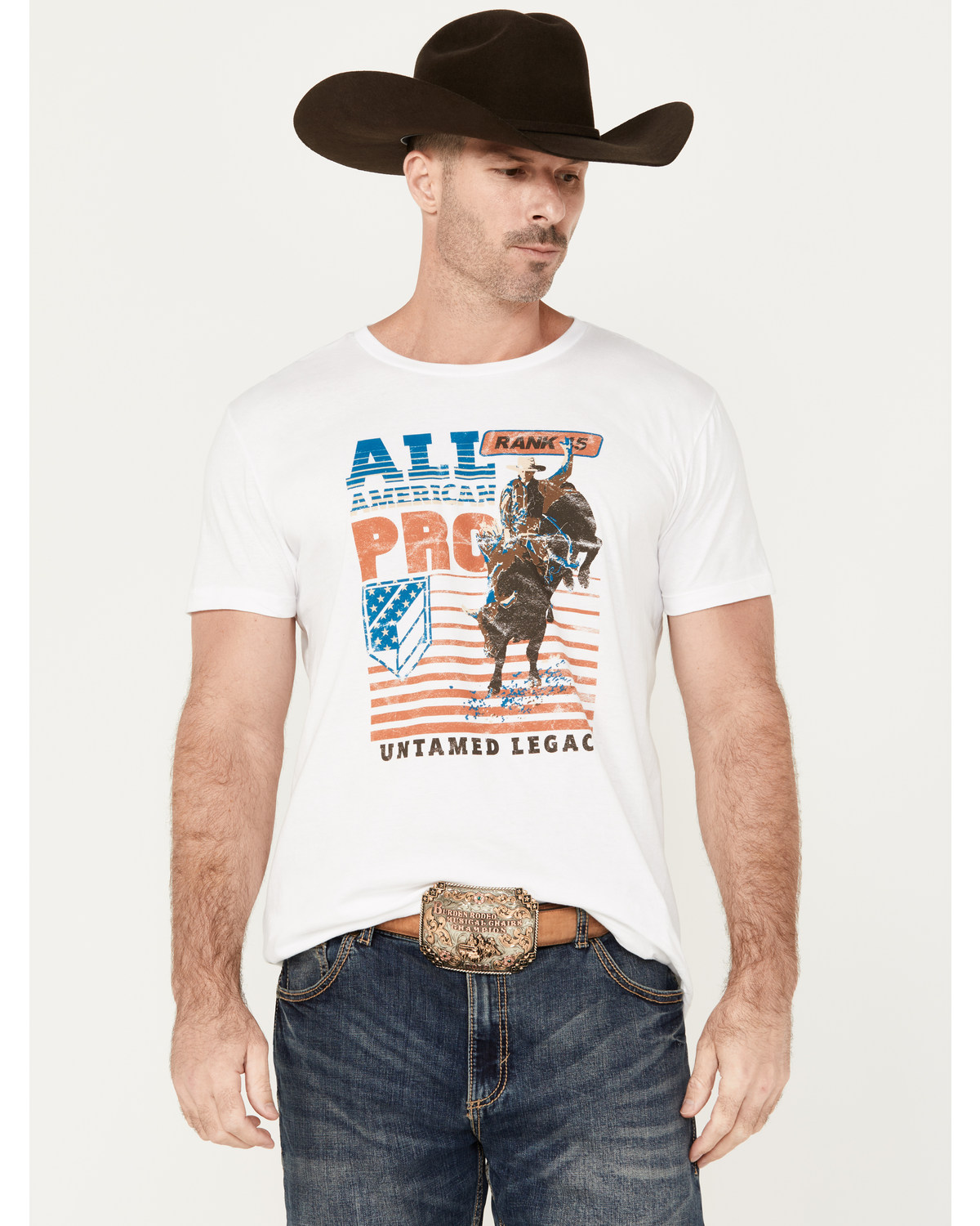 RANK 45® Men's All American Short Sleeve Graphic T-Shirt