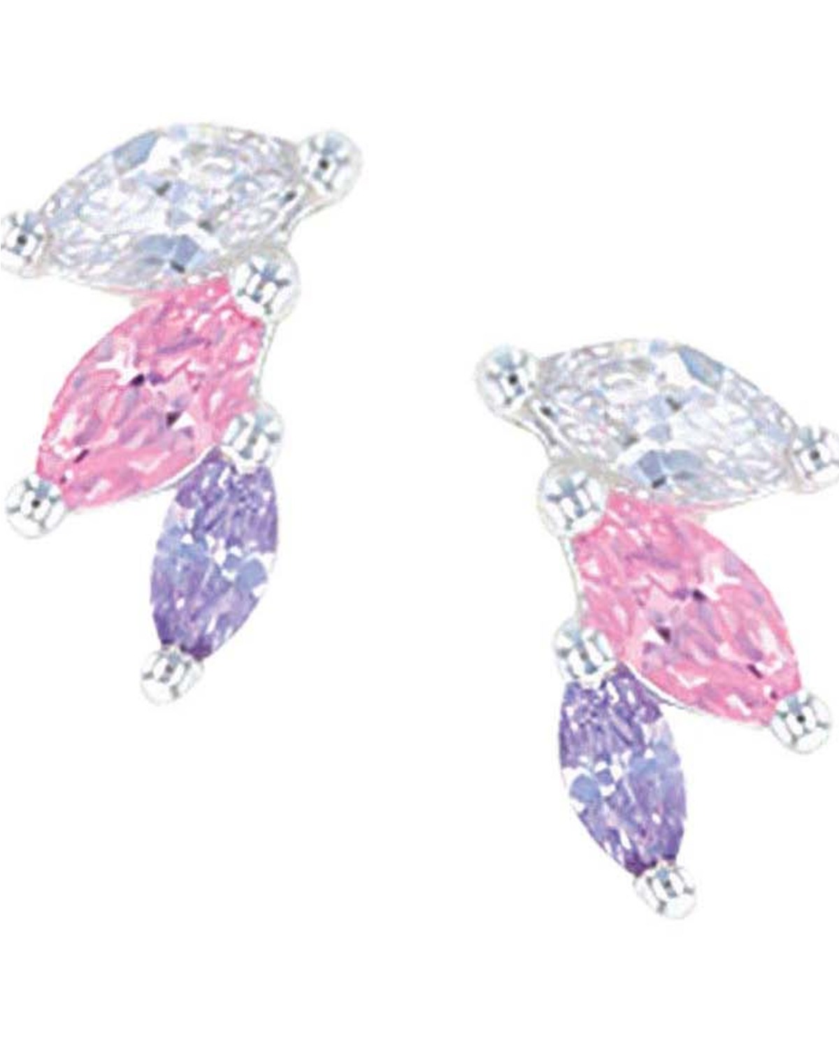 Montana Silversmiths Women's Flared Cluster Wing Earrings