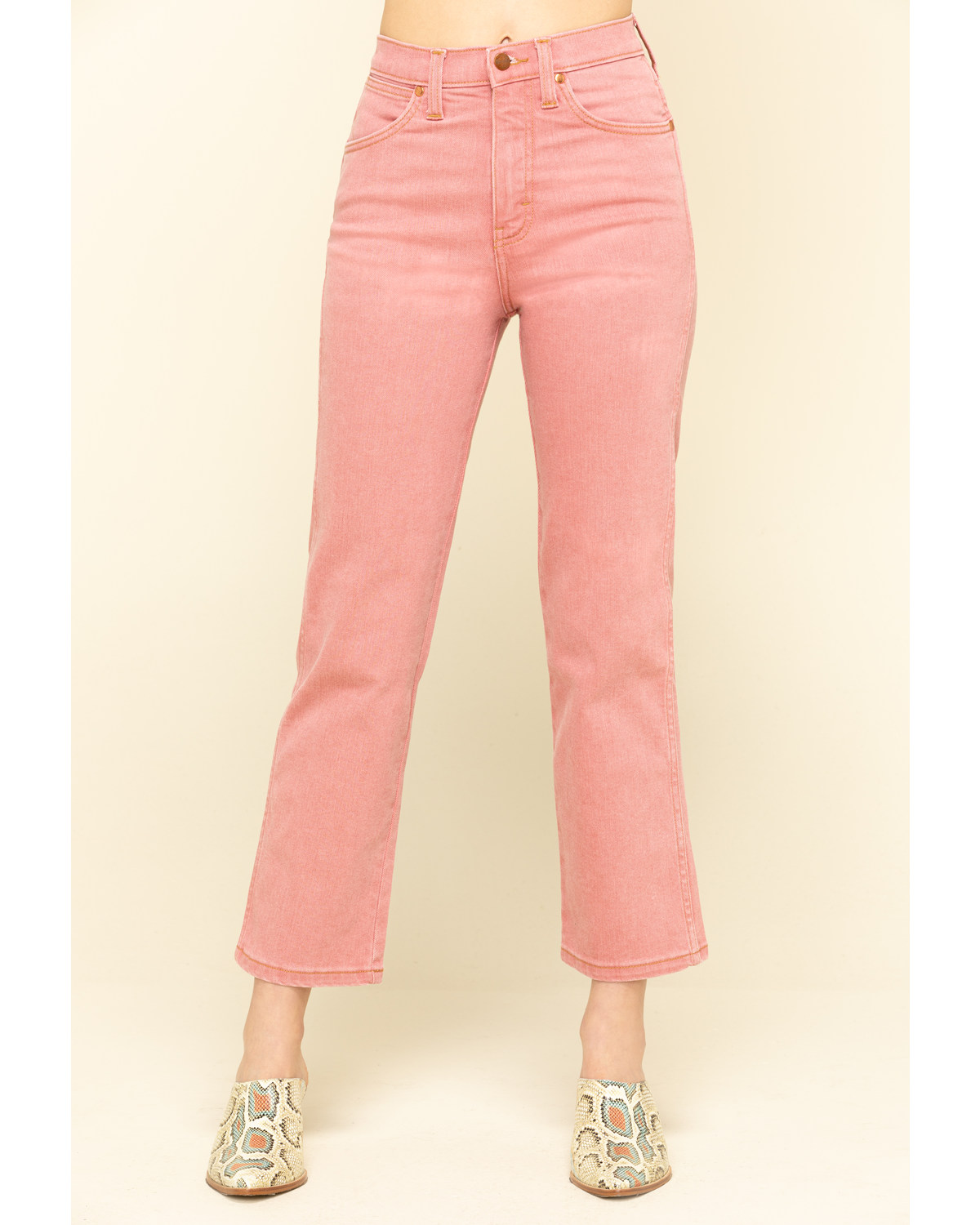 pink wrangler jeans