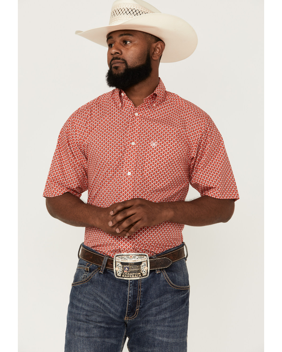 Short sleeve cowboy shirts clearance