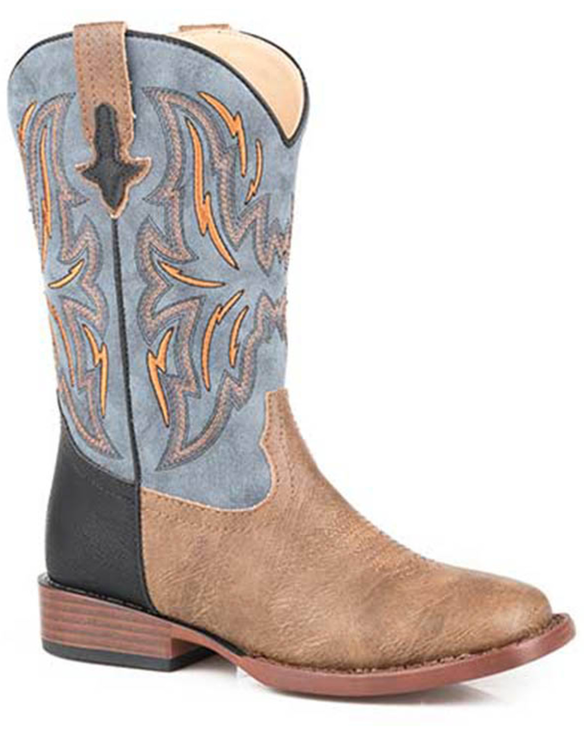 Roper Boys' Dalton Western Boots - Broad Square Toe