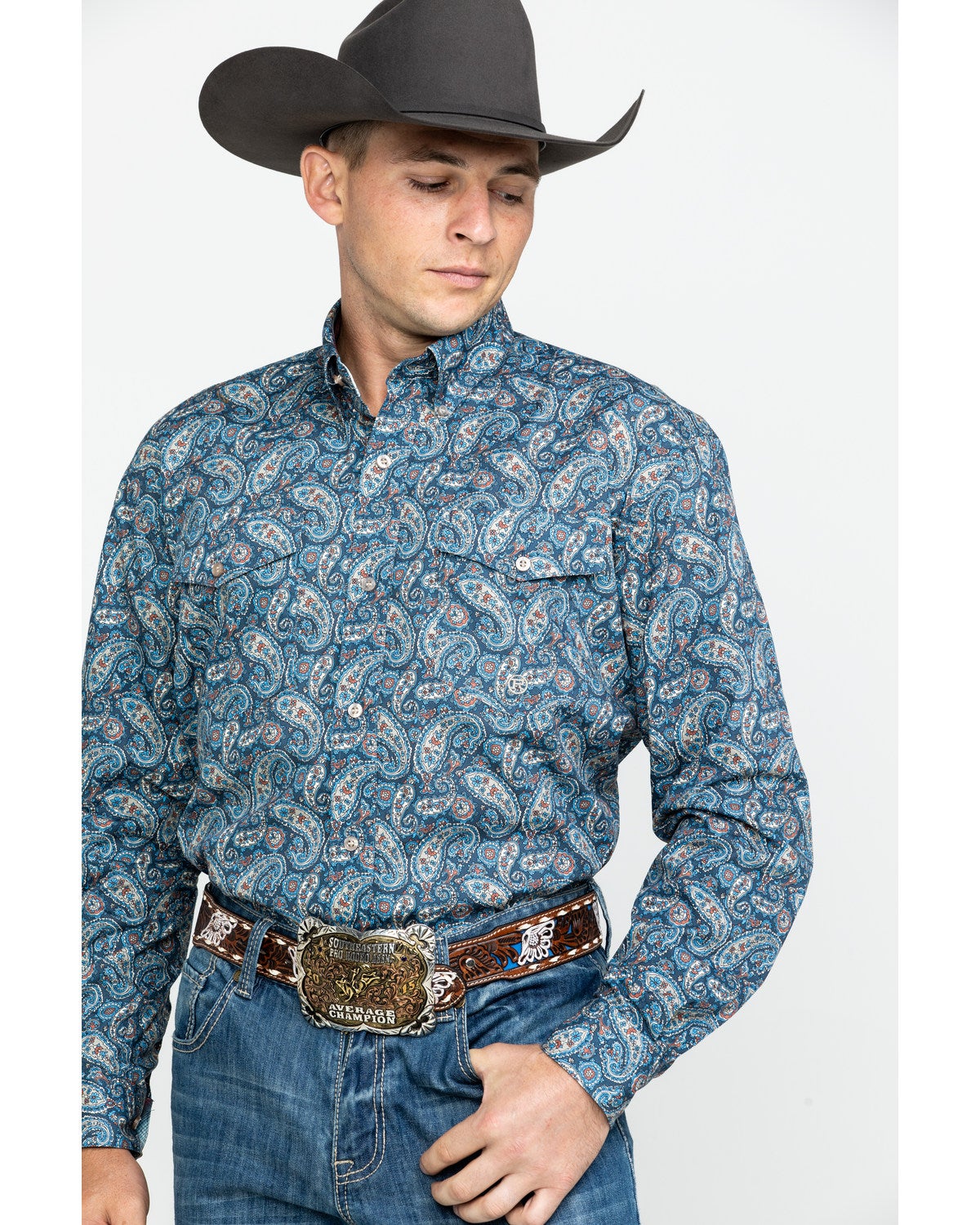 Roper Men's Amarillo Normandy Paisley 
