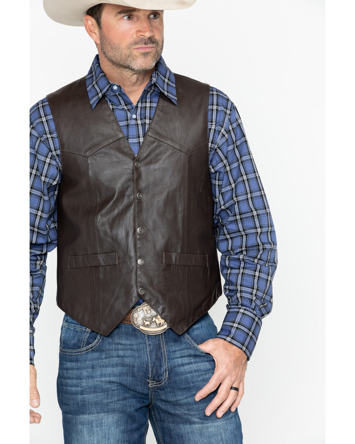 leather vest mens