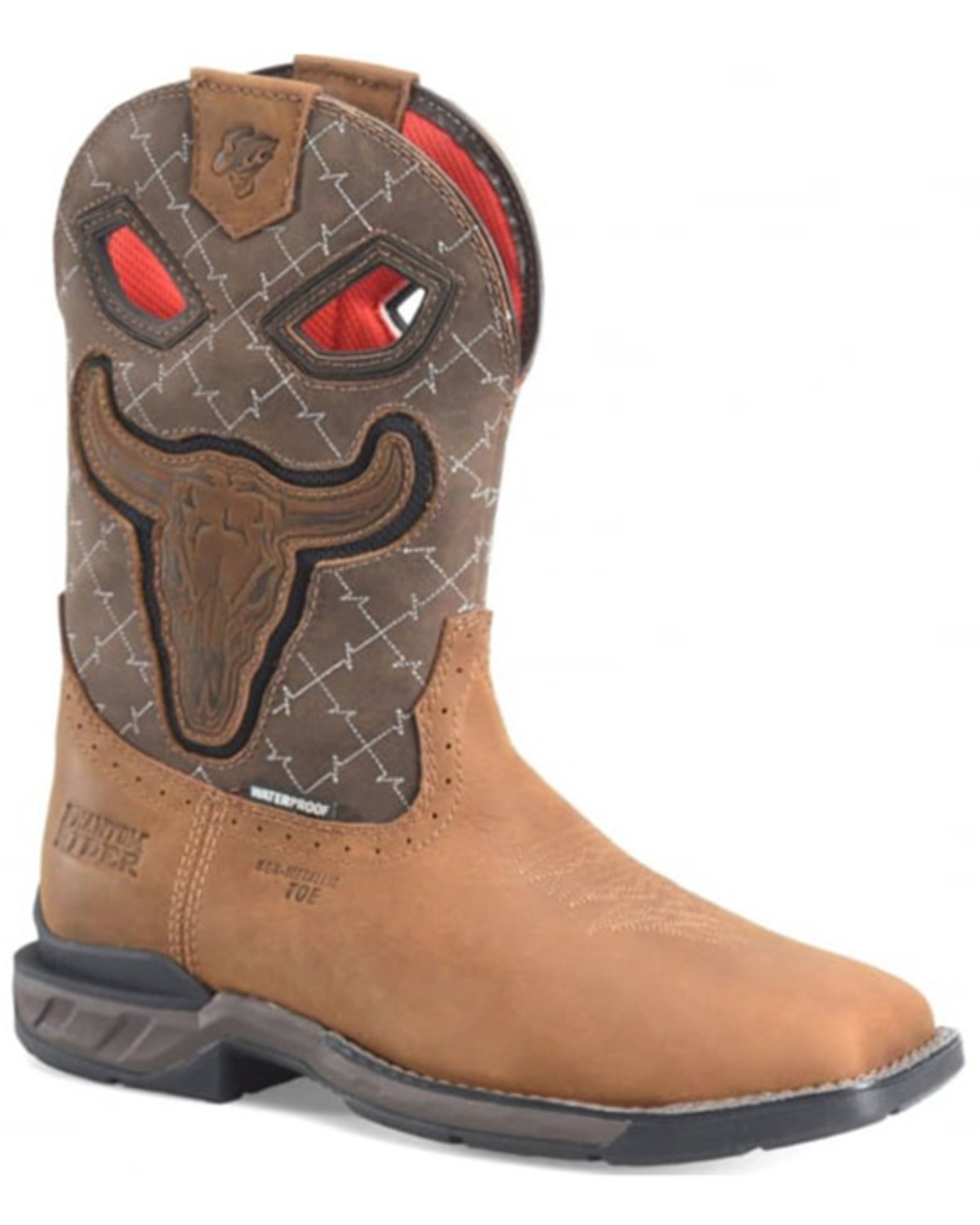 Phantom Rider Men's 11" Biggs Waterproof Pull-On Work Boots - Composite Toe