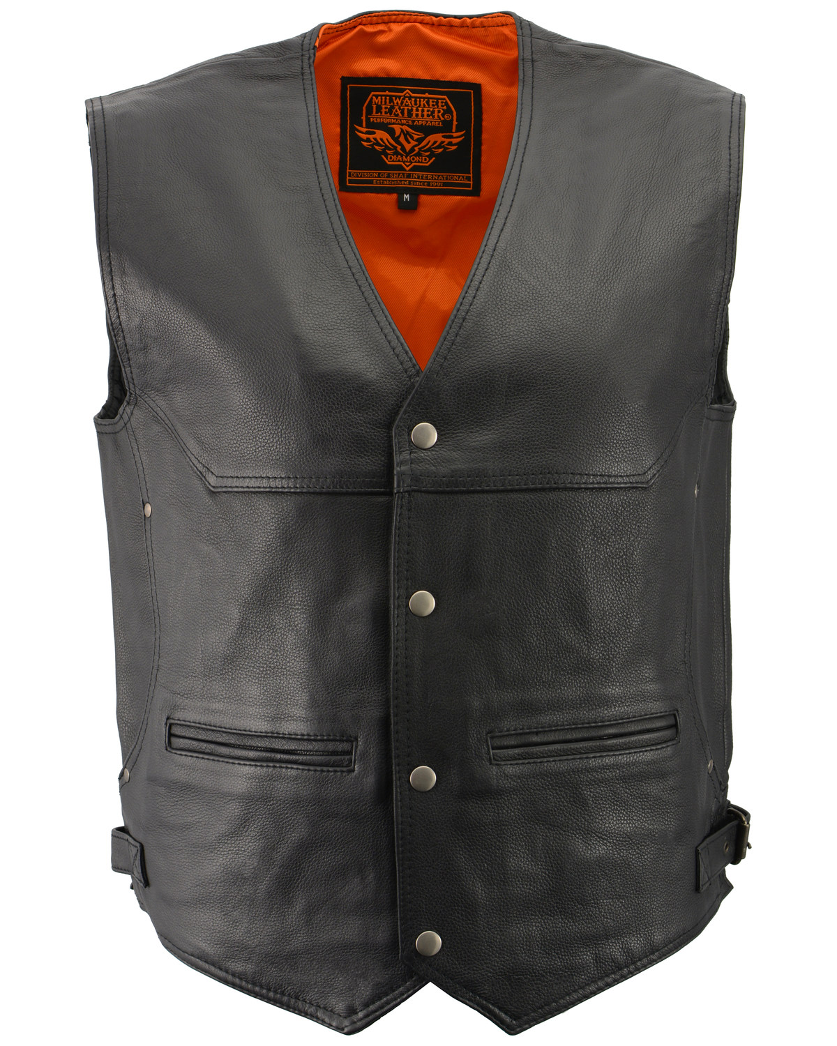 Milwaukee Leather Men's Deep Pocket Vest