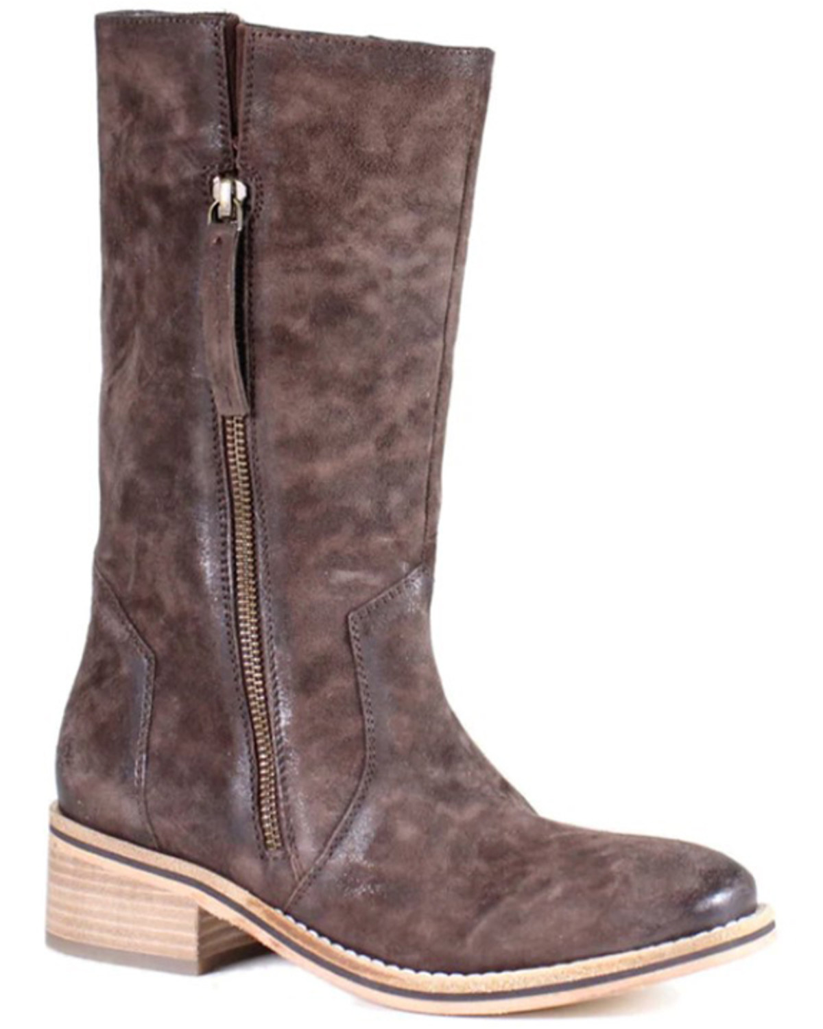 Diba True Women s Col Lide Suede Mid Boots Round Toe Pueblo Mall