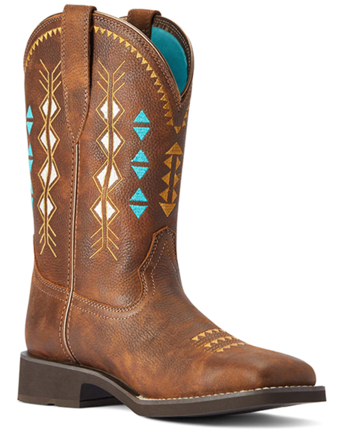 Ariat Women's Delilah Deco Western Boots - Broad Square Toe