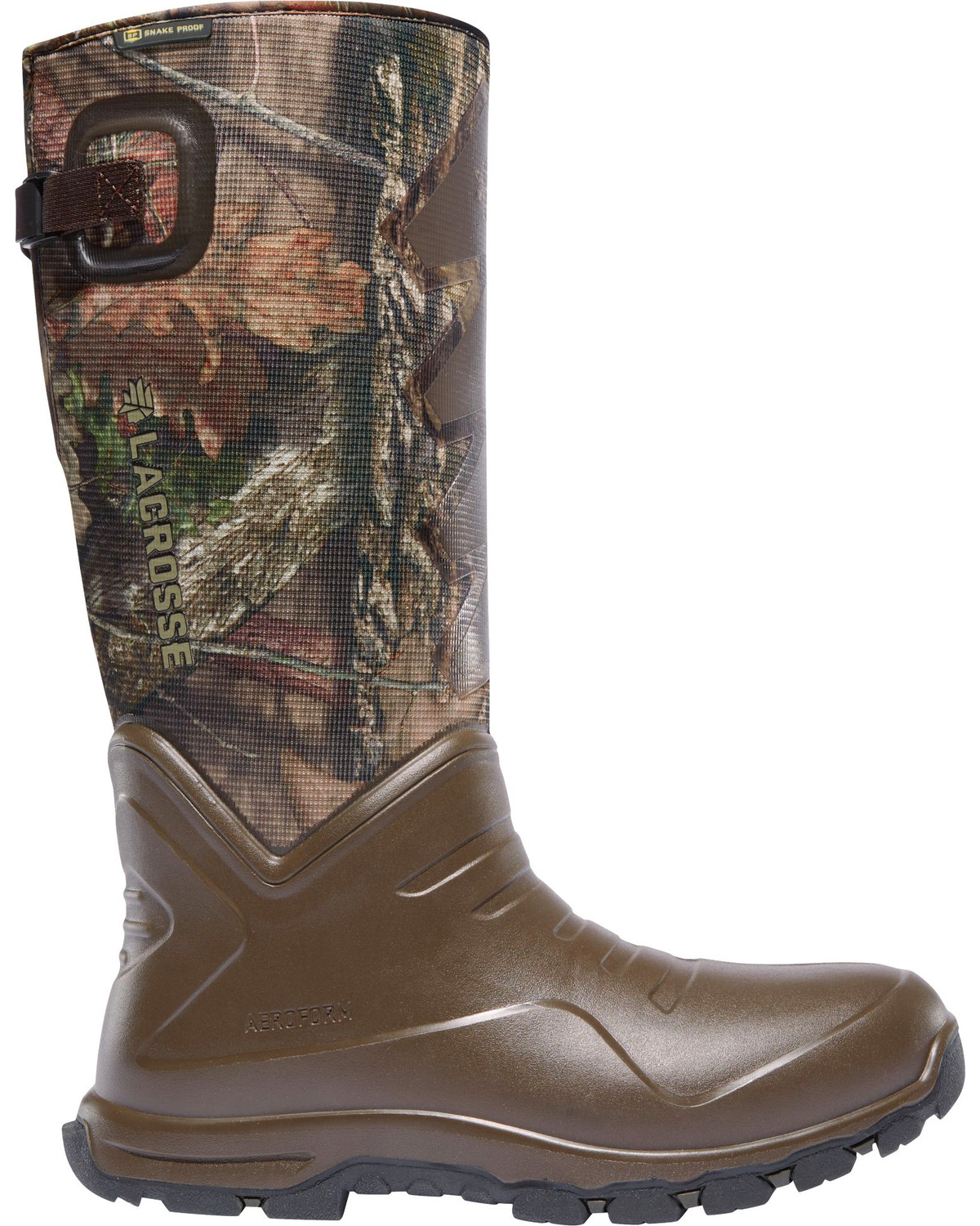 LaCrosse Men's Camo Aerohead Sport Snake Boots - Round Toe