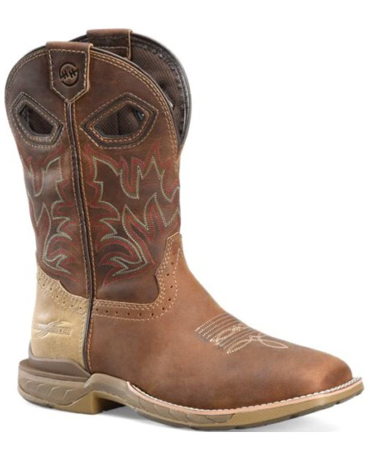 Double H Men's Veil Roper Western Boots - Broad Square Toe