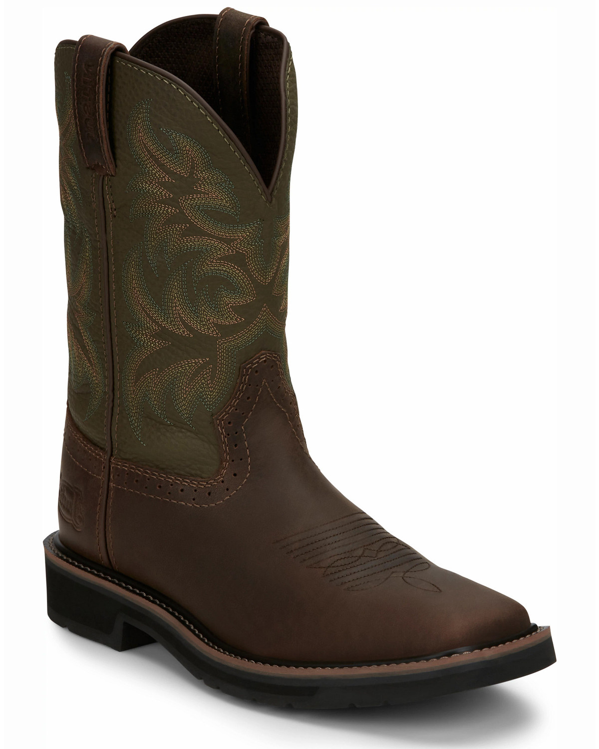 Justin soft toe work boots best sale