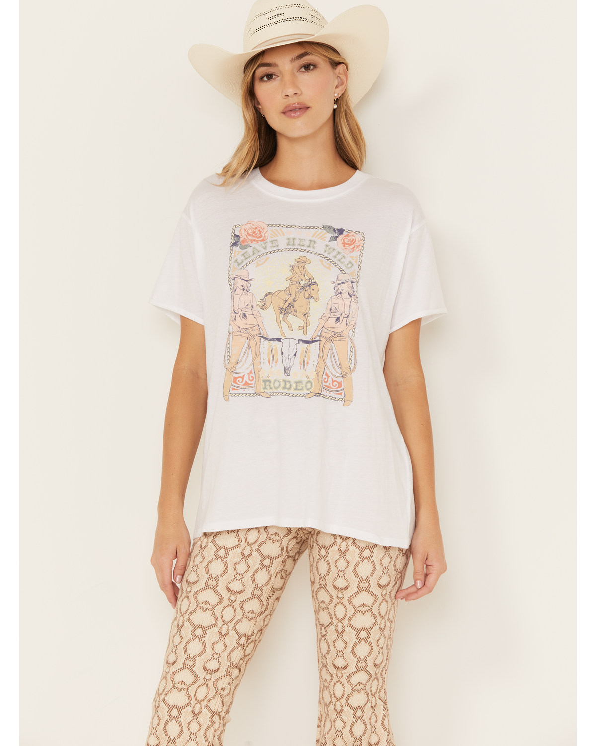 White Crow Women's Leave Her Wild Graphic Tee