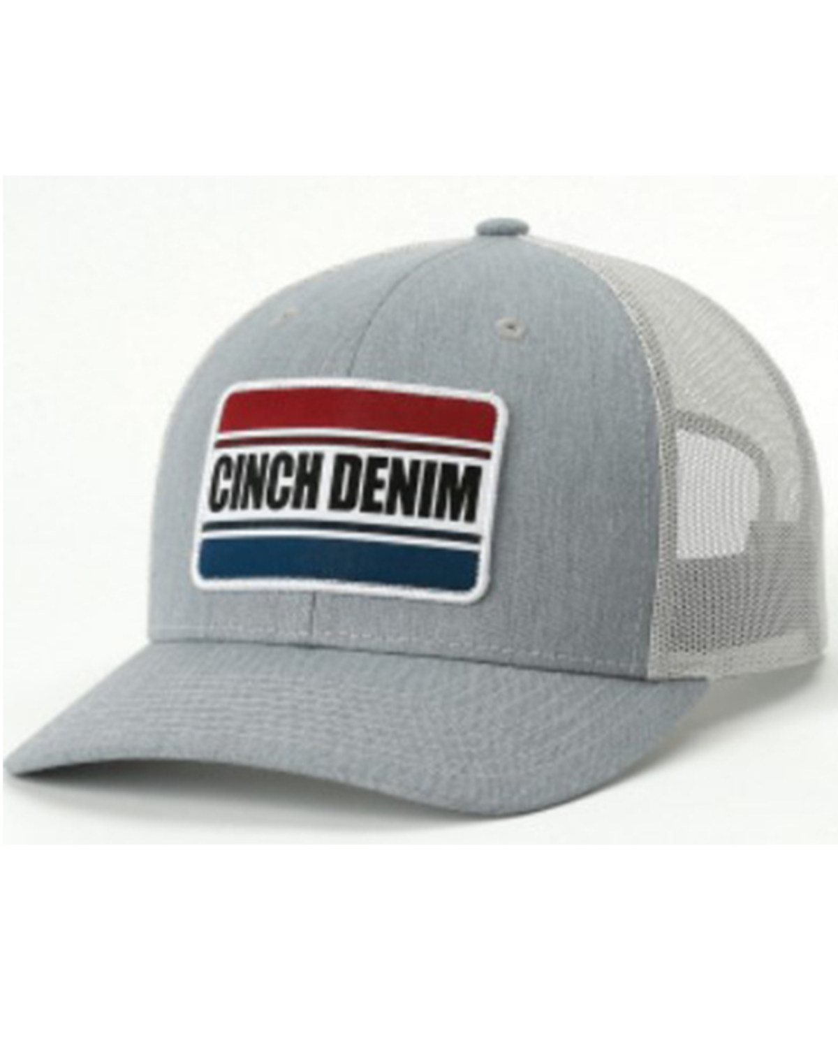 Cinch Men's Denim Logo Patch Ball Cap