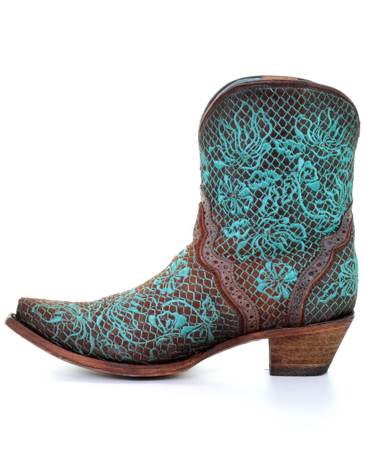 snip toe western booties