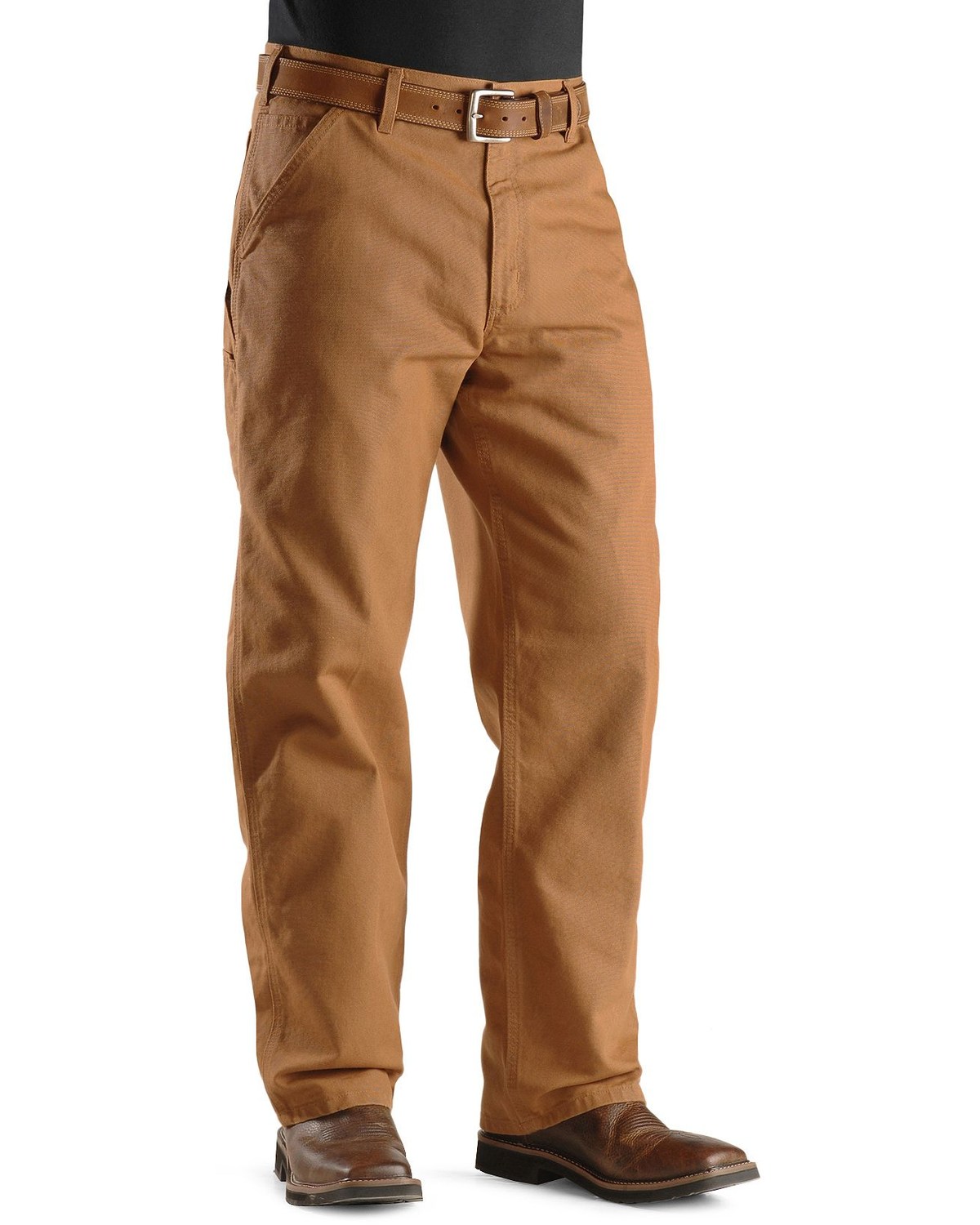 Carhartt Weathered Duck Dungaree Fit Khaki Work Pants | Boot Barn