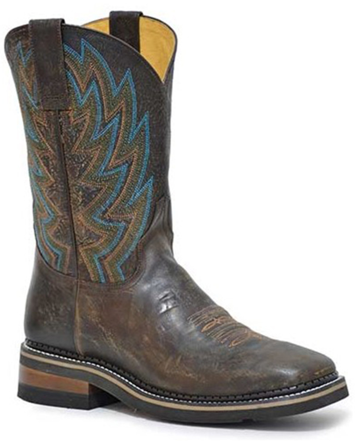 Roper Men's Work It Out Performance Western Boots - Broad Square Toe
