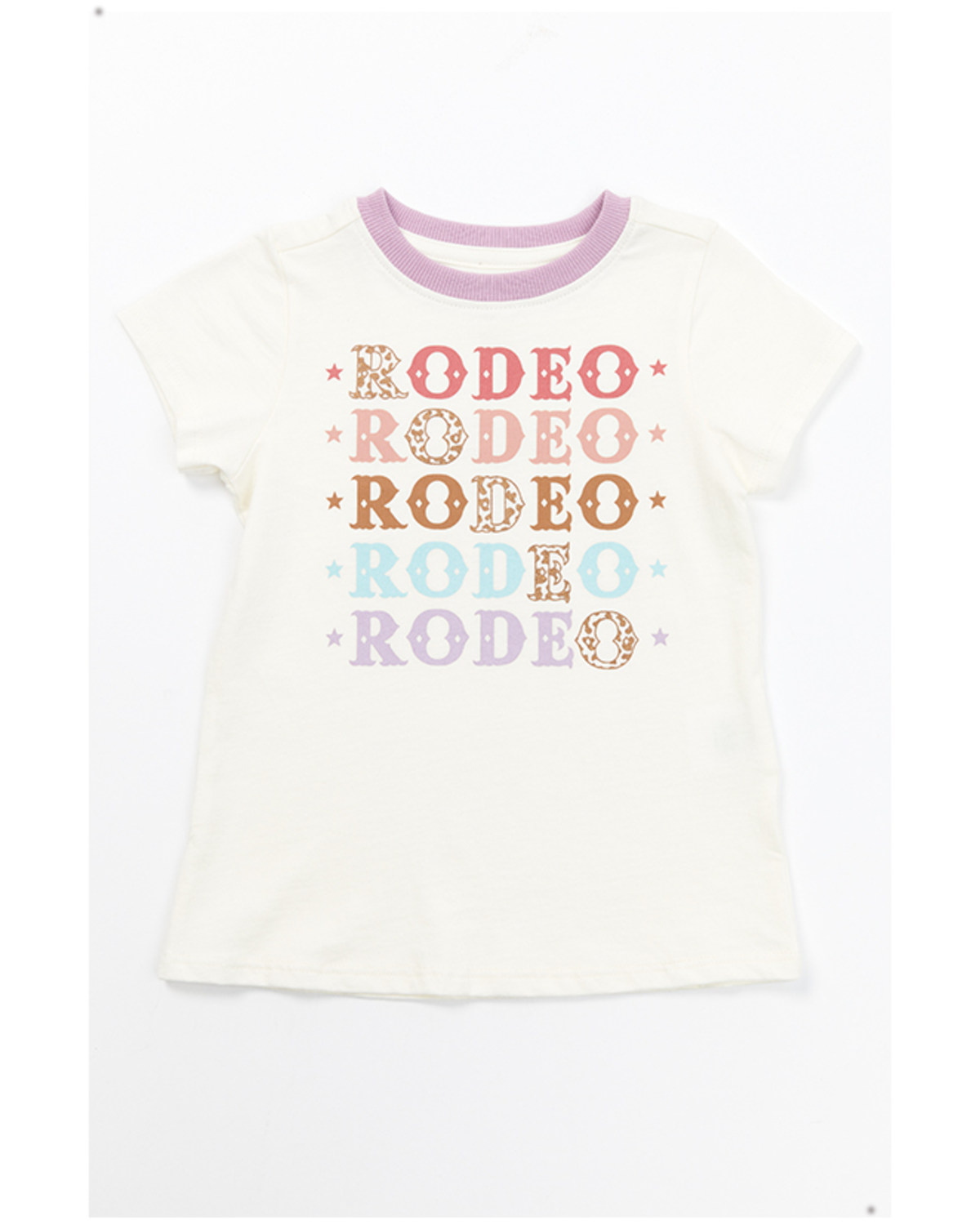 Shyanne Girls' Rodeo Short Sleeve Graphic Ringer Tee