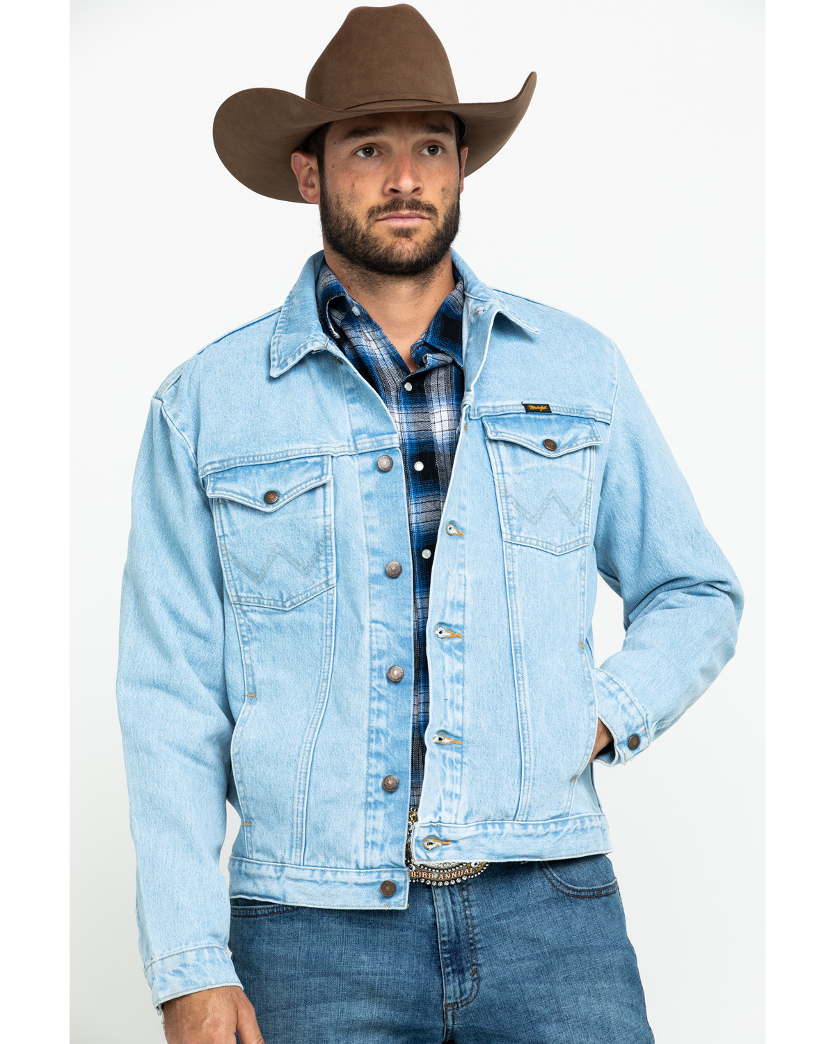 wrangler unlined denim vest