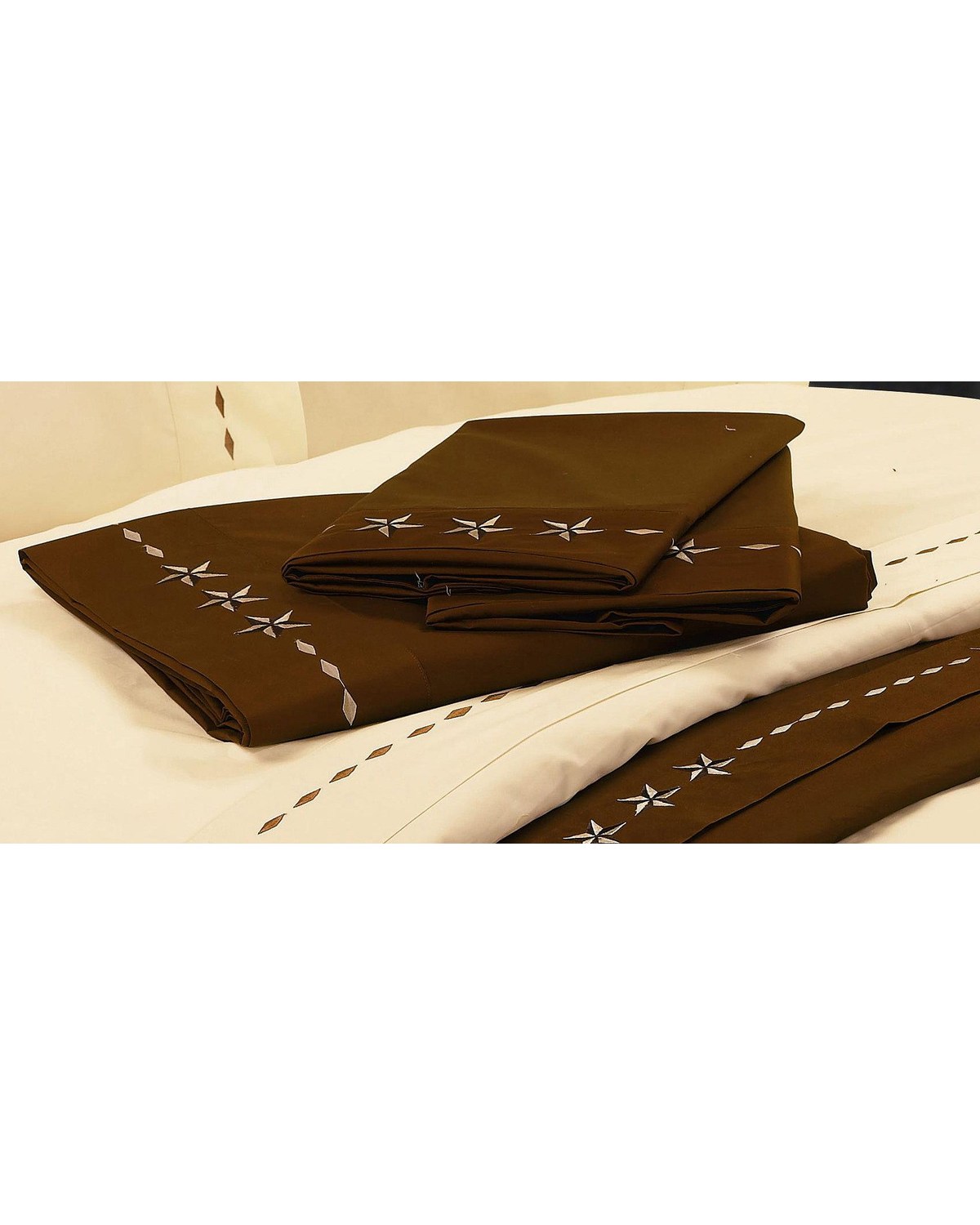 HiEnd Accents Star Queen Sheet Set - 4 Piece