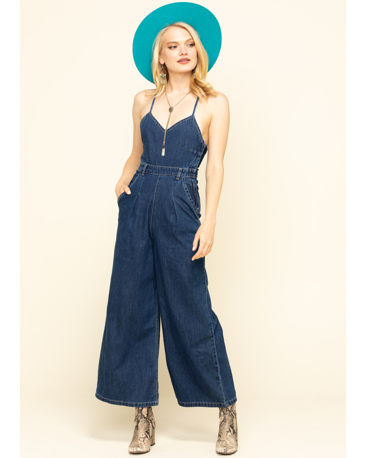 back tie jumpsuit