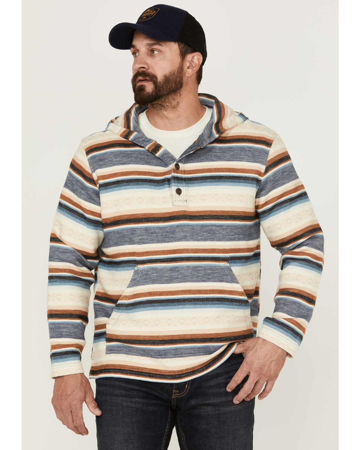 men's serape pullover