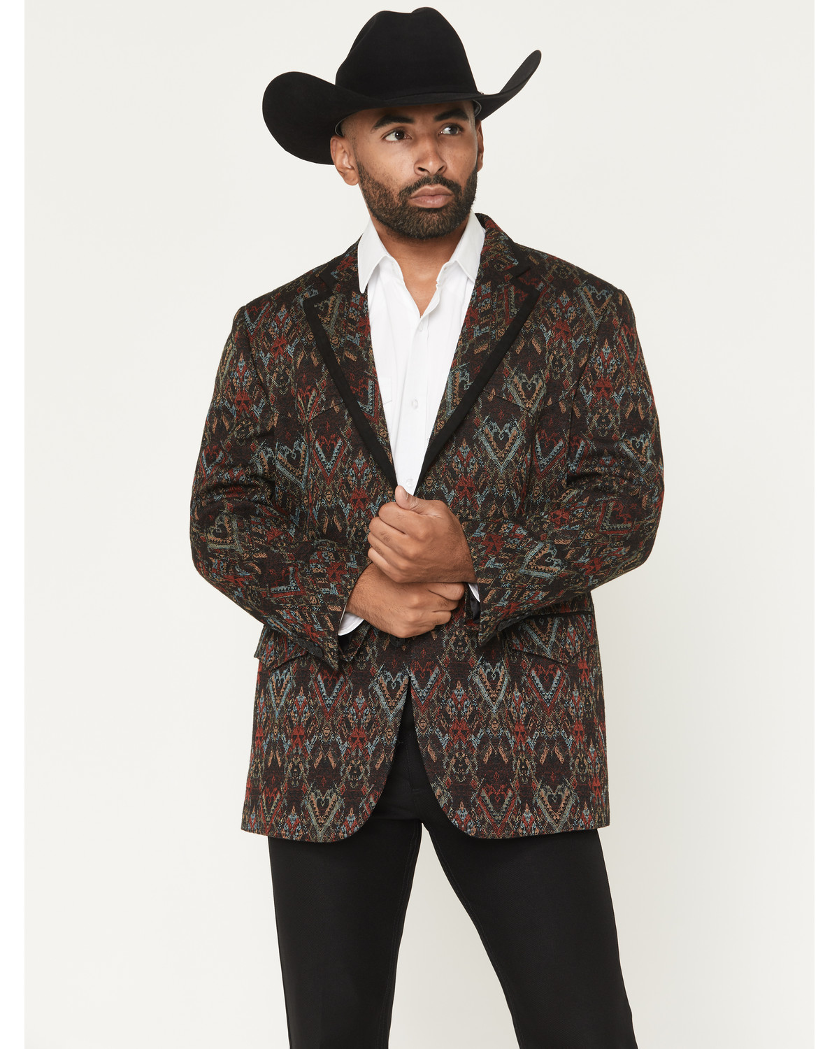 Cody James Black 1978™ Men's Tapestry Button-Down Sportcoat