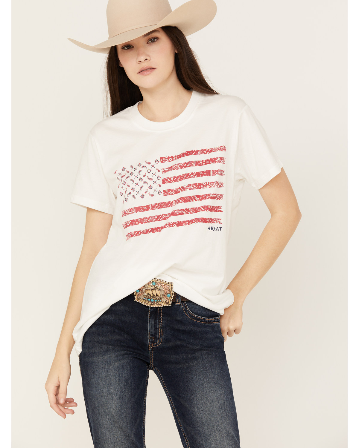 Ariat Women's Small Town Graphic Short Sleeve Tee