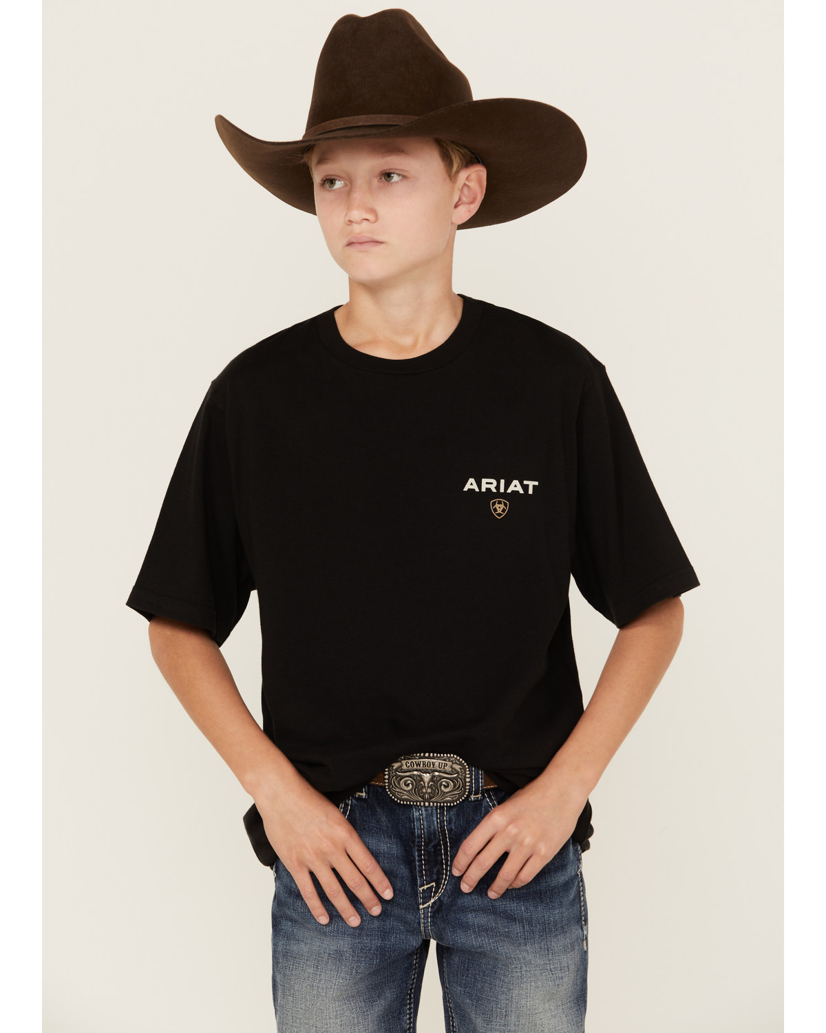 Ariat Boys' American Rancher Short Sleeve Graphic T-Shirt