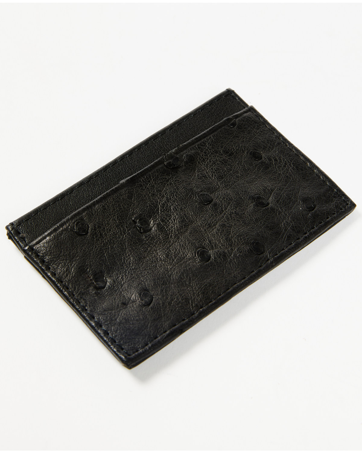 Cody James Men's Exotic Ostrich Leather Credit Card Wallet