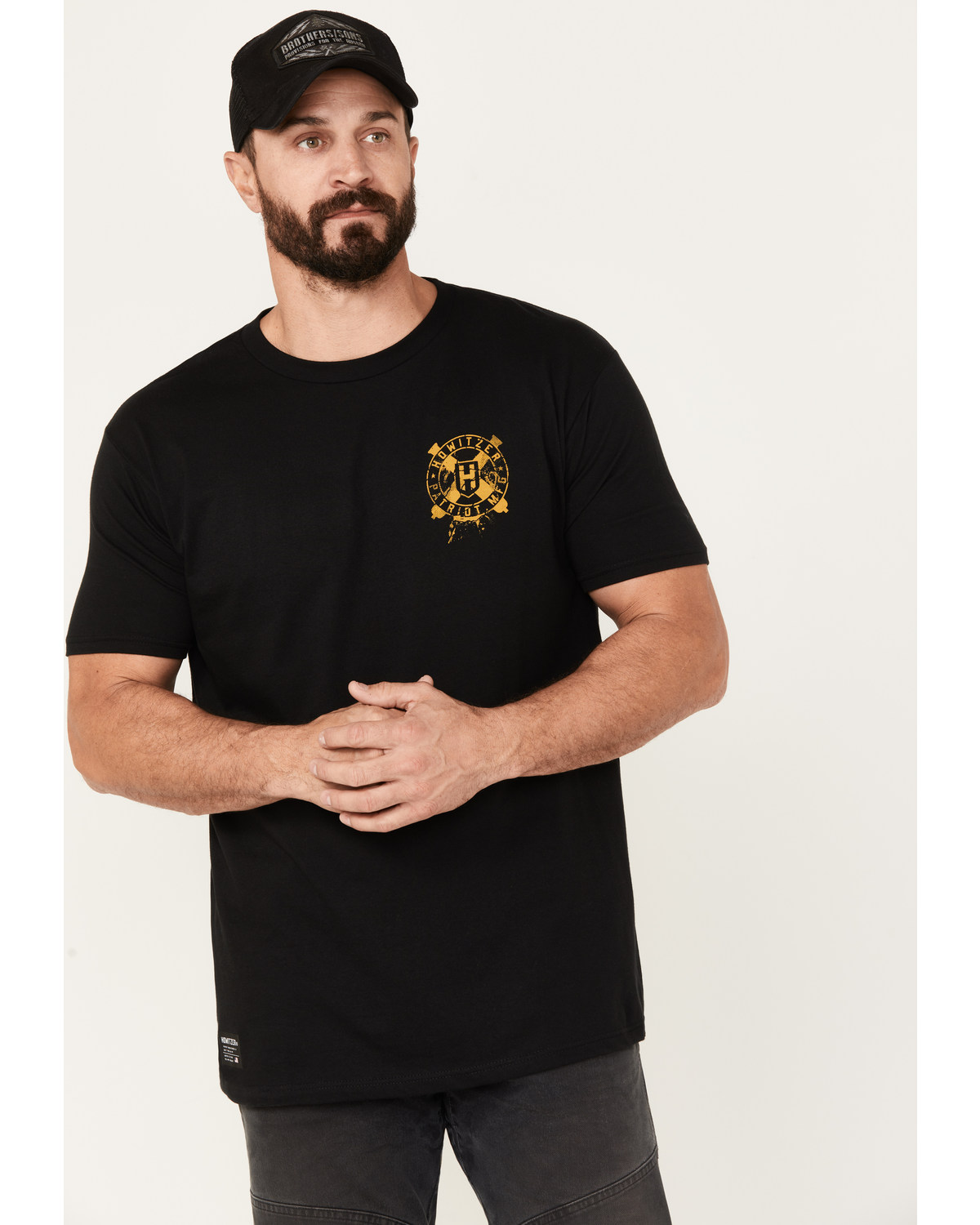 Howitzer Men's Skeleton Tread Short Sleeve Graphic T-Shirt