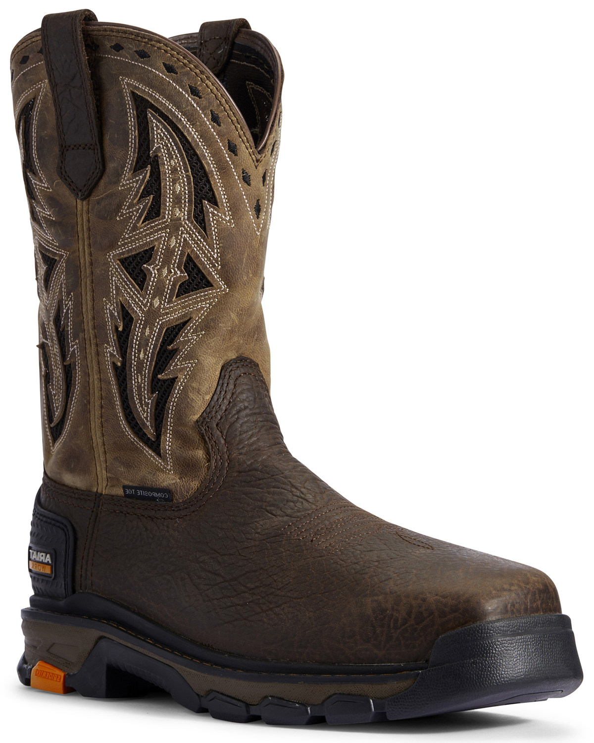 Ariat Men's Intrepid VentTek Spear Western Work Boots - Composite Toe ...