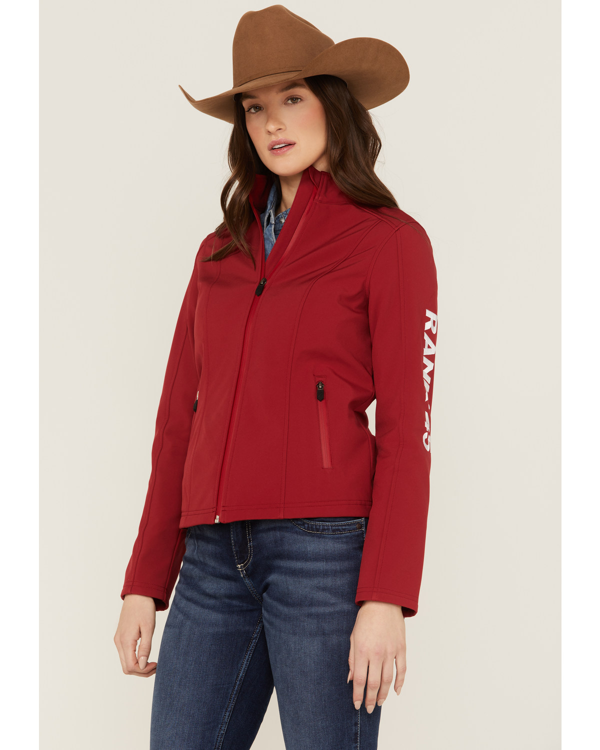 RANK 45® Women's Soft Shell Logo Riding Jacket