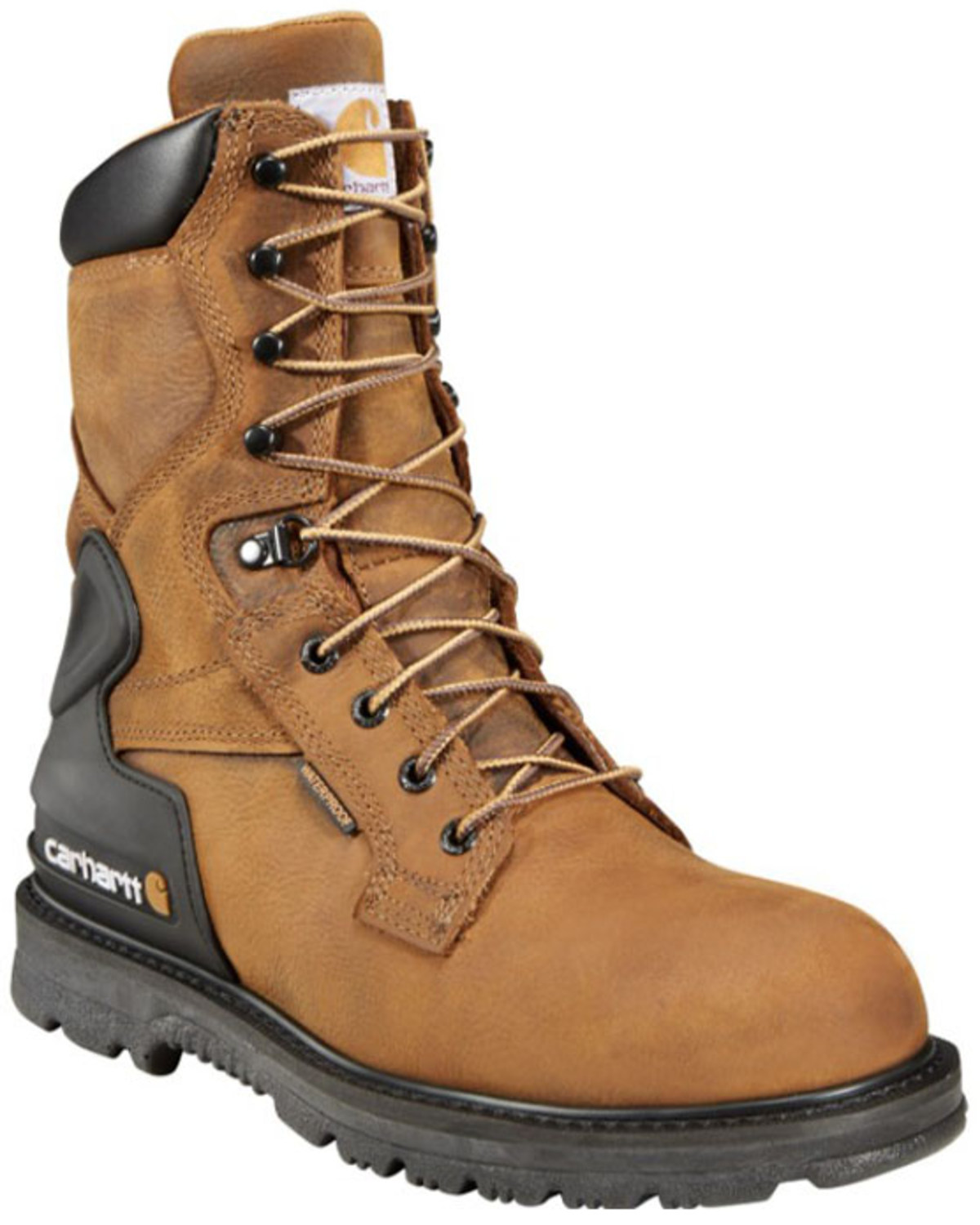 Carhartt Men's 8" Bison Waterproof Work Boots - Steel Toe