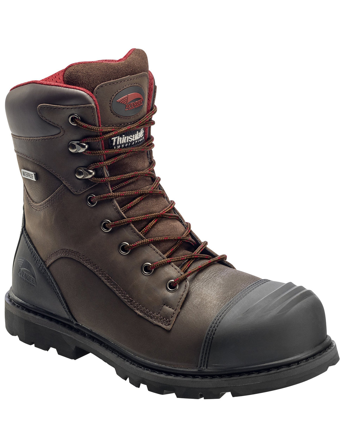 Avenger Men's Hammer Waterproof Work Boots - Carbon Toe