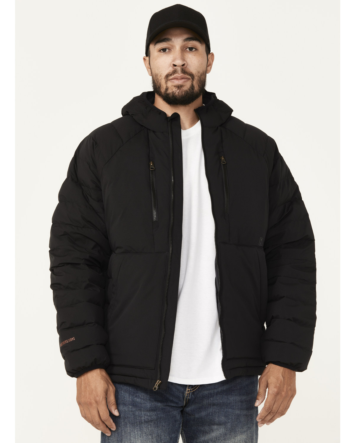 Brothers and Sons Men's Down Hooded Jacket