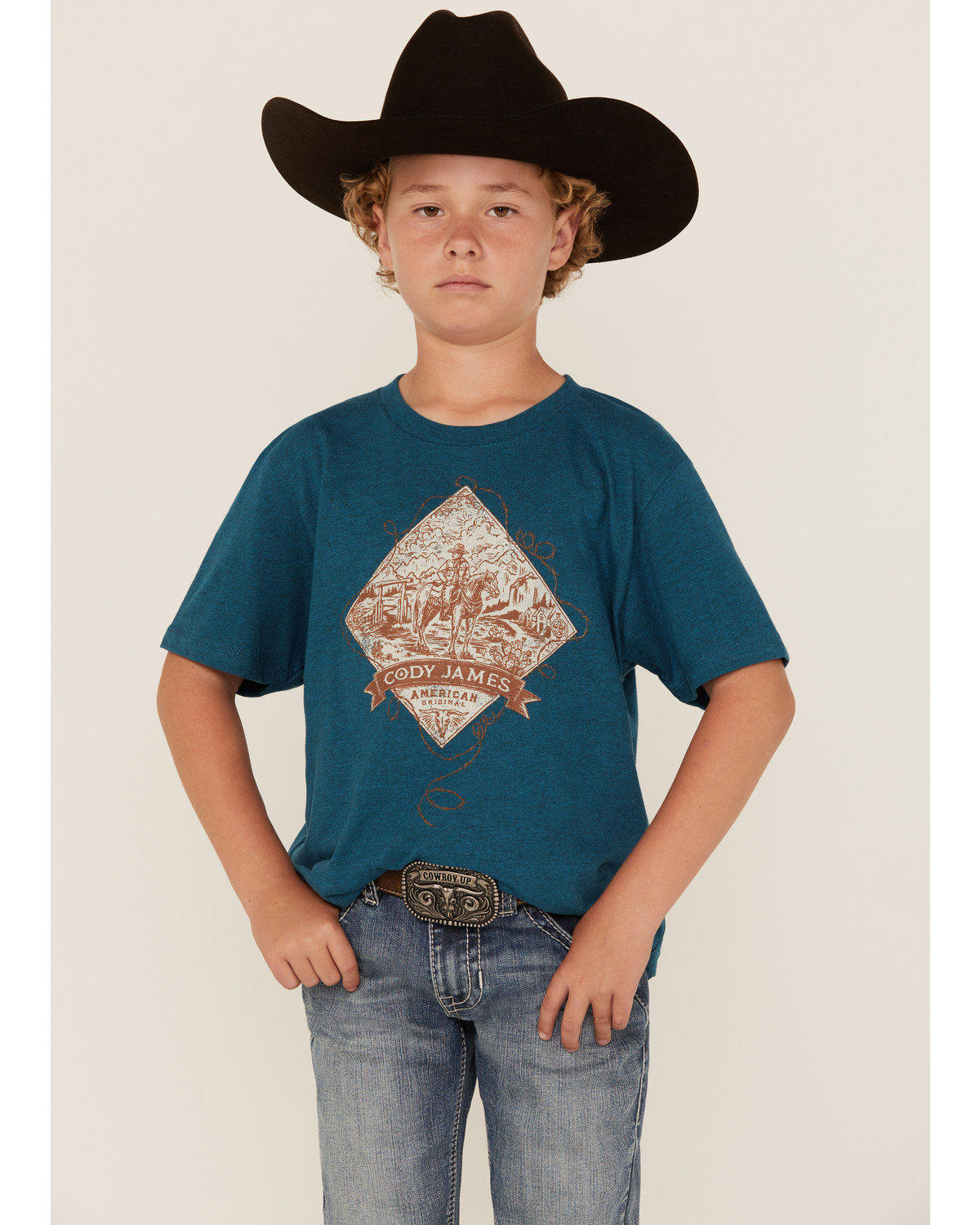 Cody James Boy's Working Ranch Short Sleeve Graphic T-Shirt