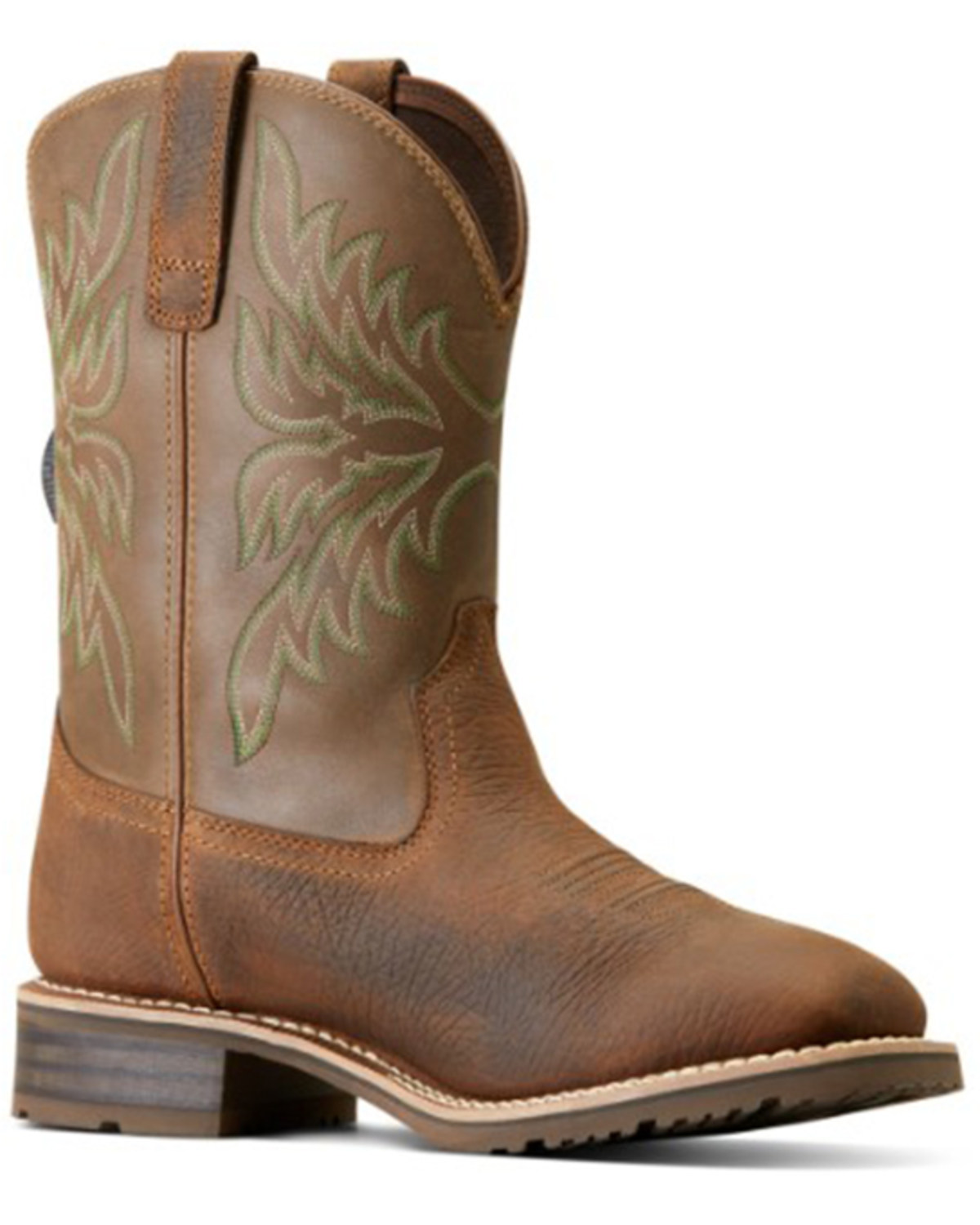 Ariat Men's Hybrid Rancher Waterproof Western Performance Boots - Broad Square Toe