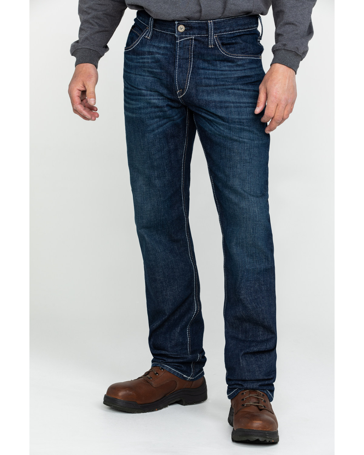 Ariat Men's FR M4 Durastretch Lineup Straight Work Jeans | Boot Barn