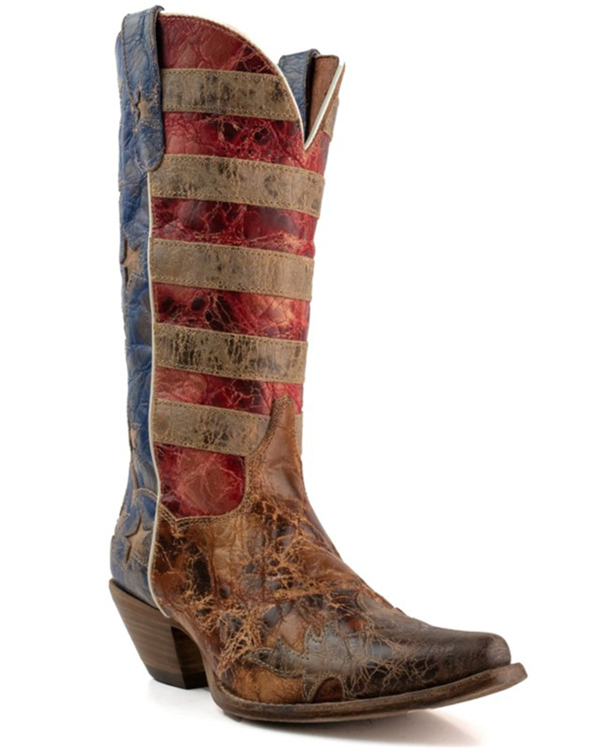 Dan Post Women's Stars & Stripes Western Boots - Snip Toe