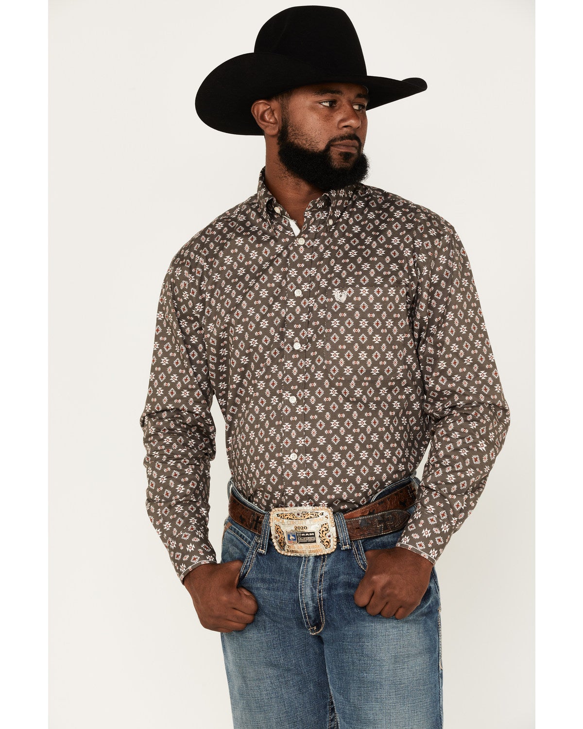 panhandle button up