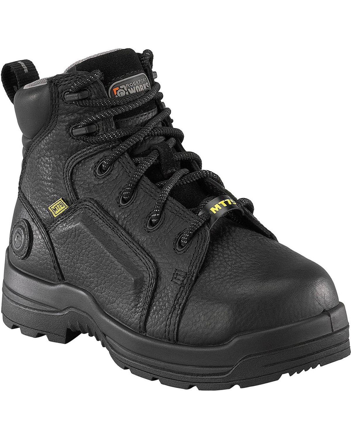 women's black composite toe work boots