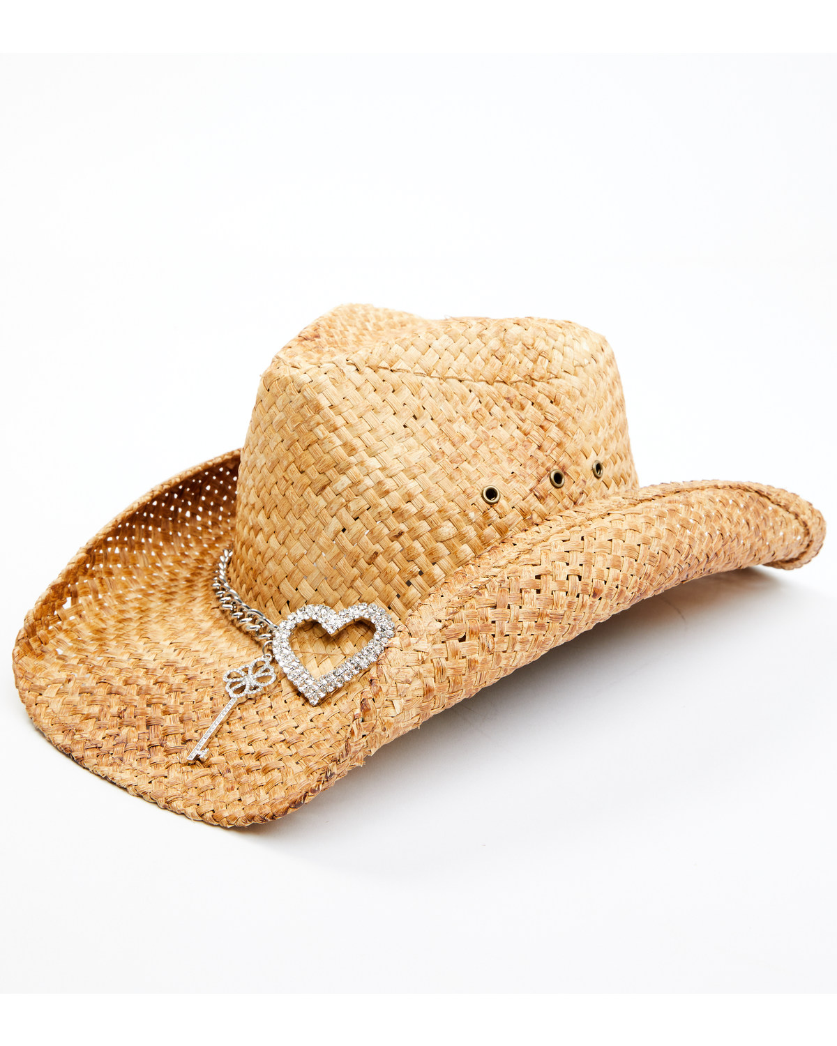 Shyanne Women's Key To My Heart Straw Cowboy Hat