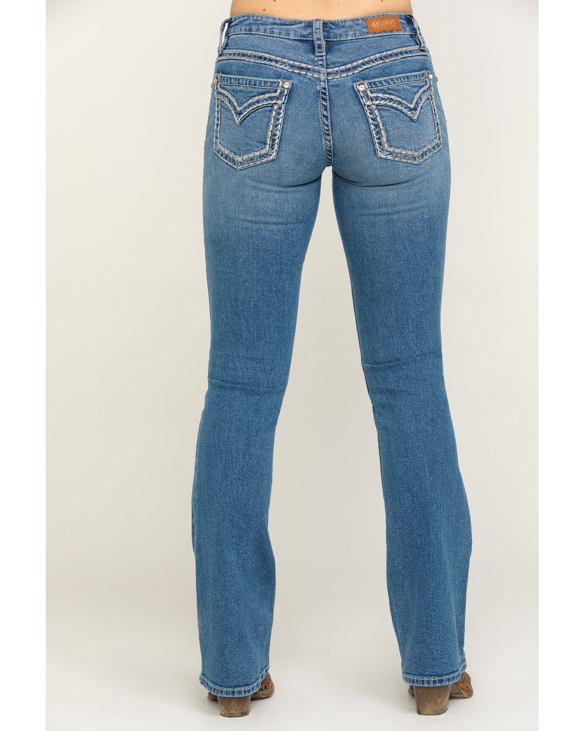 Light wash bootcut womens jeans Clearance