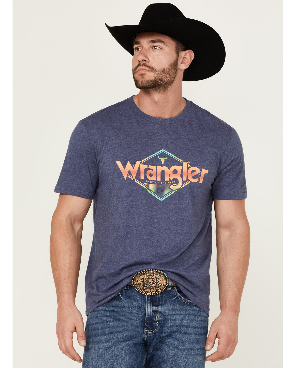 Wrangler Men's Retro Logo Short Sleeve Graphic Print T-Shirt