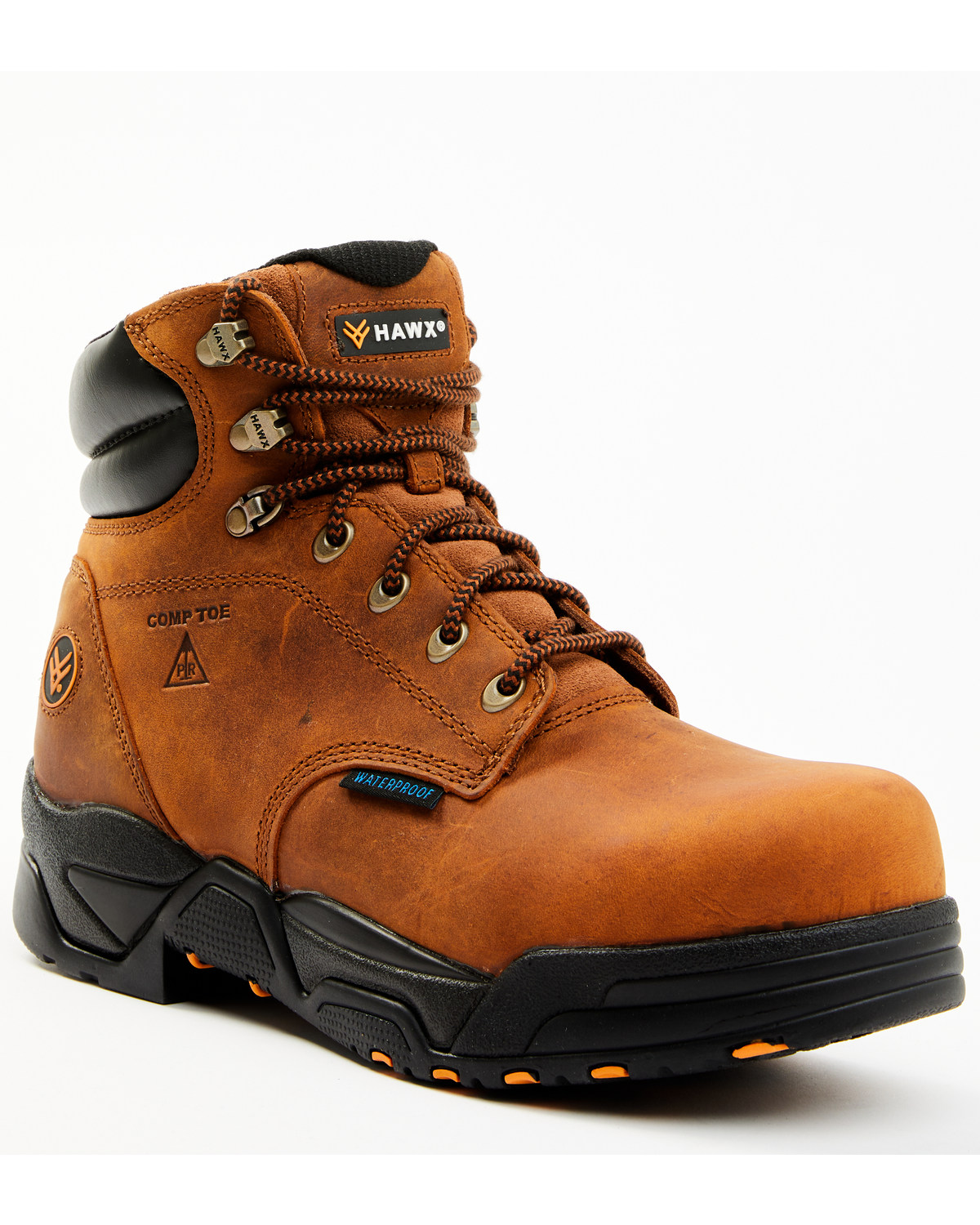 Hawx Men's Enforcer 6" Lace-Up Waterproof Hiking Work Boot - Composite Toe