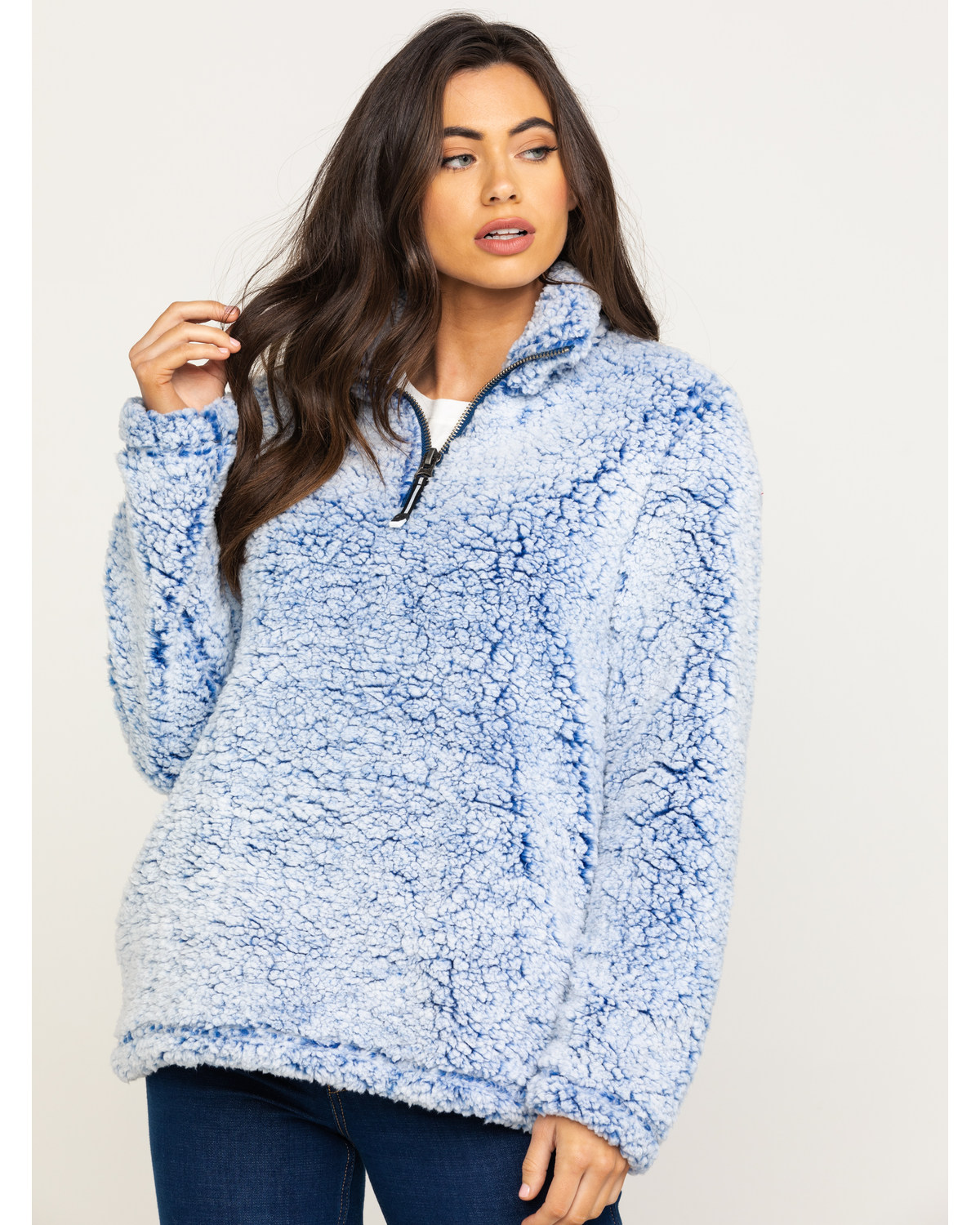 fuzzy sweatshirt pullover