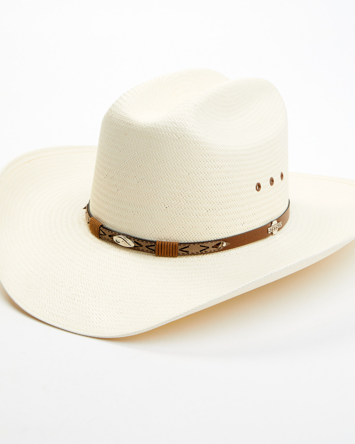 Stetson Rodeo Natural Cattleman Straw Cowboy Hat