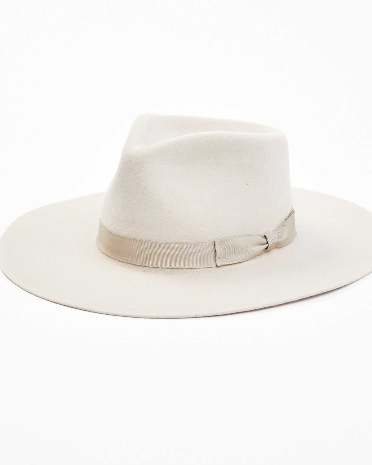 Cream Bone 2X Wool Felt Western Hat 