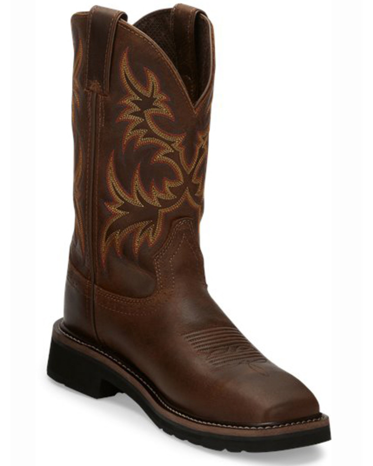 steel toe justin boots womens