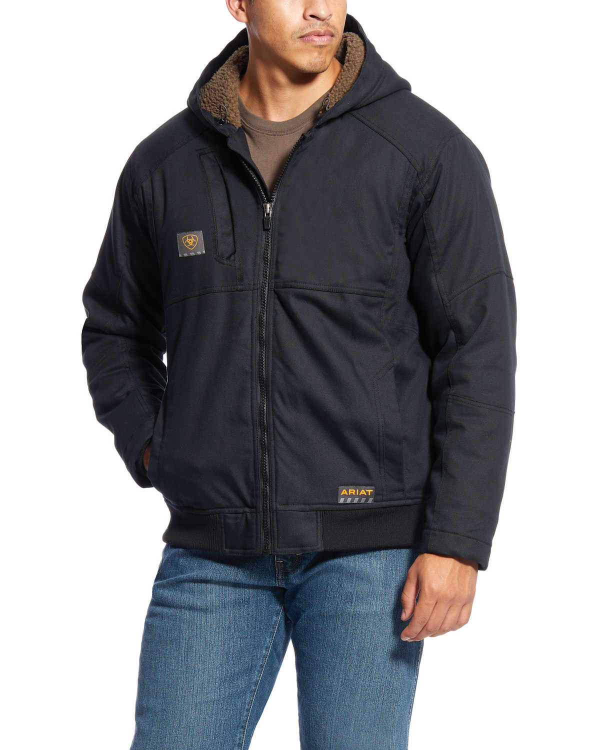 Ariat Men's Rebar DuraCanvas Hooded Jacket - Big